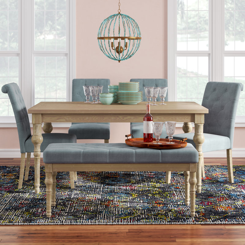 Bungalow Rose Kenleigh 6 Piece Dining Set & Reviews Wayfair